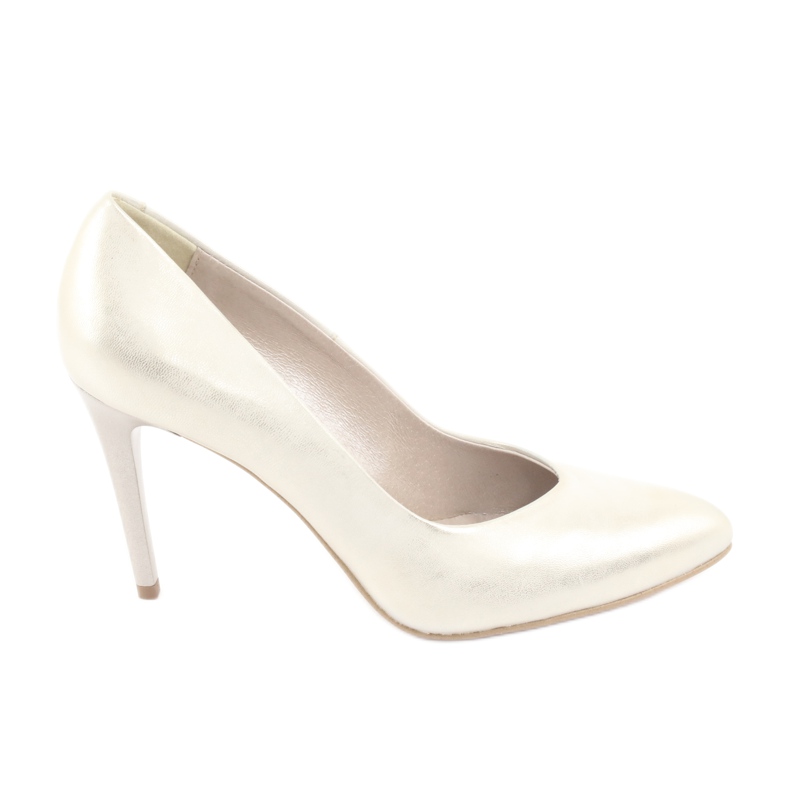 Bombas de cuero para mujeres Golden Espinto 889 en un alfiler dorado Bombas de cuero para mujeres Golden Espinto 889 en un alfiler dorado