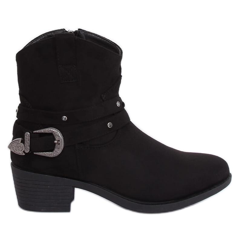 Botas vaqueras negras para mujer 8035-GA Negro Botas vaqueras negras para mujer 8035-GA Negro
