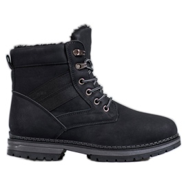 SHELOVET Botas de invierno negras negro