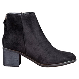 Filippo Botas de gamuza clásicas negro