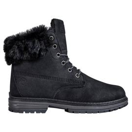 Botas con purpurina MCKEYLOR negro
