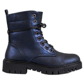M.Daszyński Botas azul marino