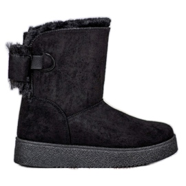 SHELOVET Mukluki con un arco negro