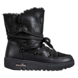 Botas de nieve MCKEYLOR con purpurina negro