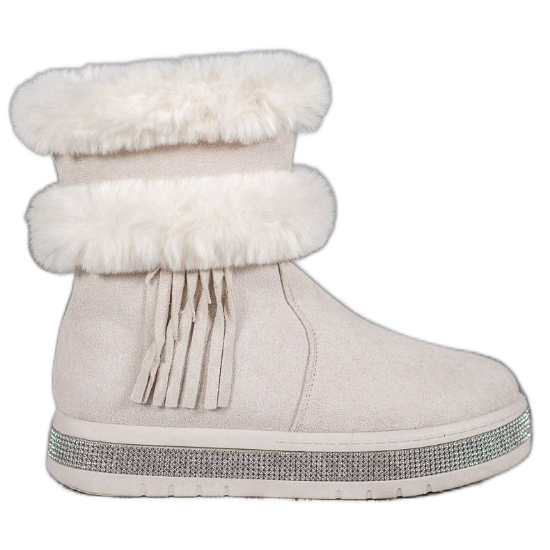 SHELOVET Botas de nieve con flecos marrón SHELOVET Botas de nieve con flecos marrón