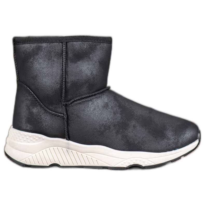 SHELOVET Botas de nieve cómodas negro