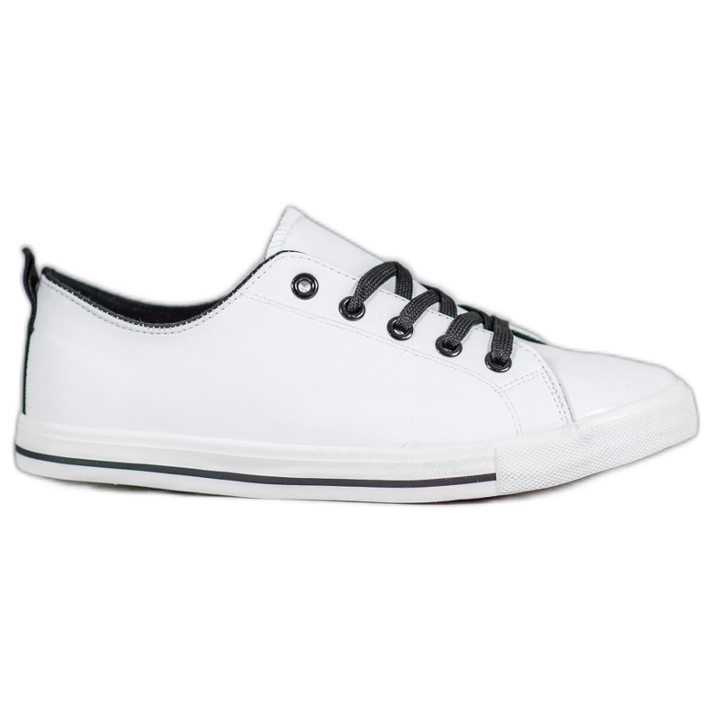 SHELOVET Zapatillas cómodas blanco