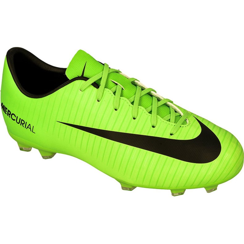 Zapatillas de fútbol Nike Mercurial Victory Vi Fg Jr 831945-303 verde verde