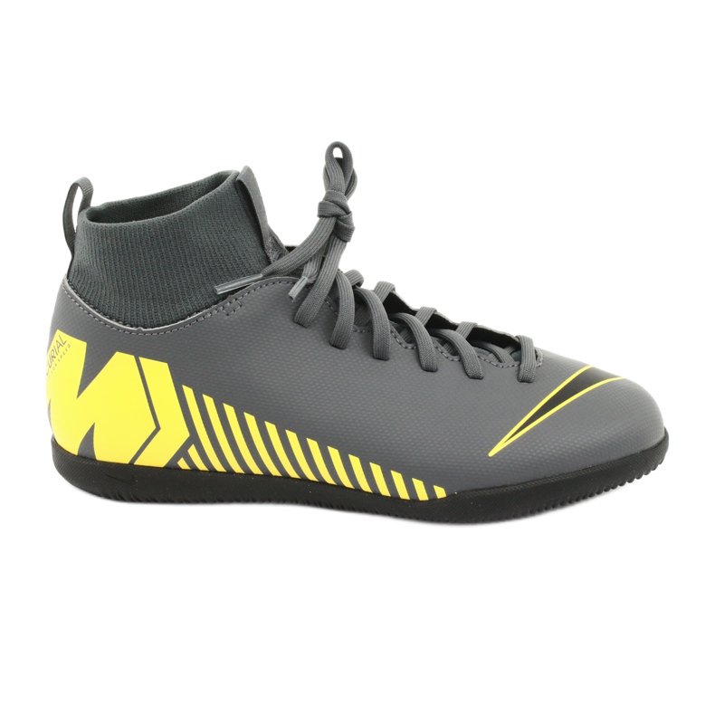 Zapatos de interior Nike Mercurial Superfly X 6 Club Ic Jr AH7346-070 gris