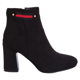 Botas negras de tacón B8982 Negro Botas negras de tacón B8982 Negro
