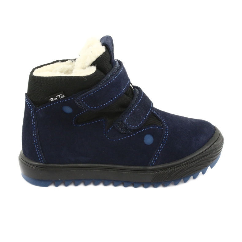 Ren But Botas botas con una membrana de velcro 4411 azul marino azul Ren But Botas botas con una membrana de velcro 4411 azul marino azul