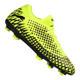 Botas de fútbol Puma Future 4.4 Fg / Ag Jr 105696-03 amarillo amarillo