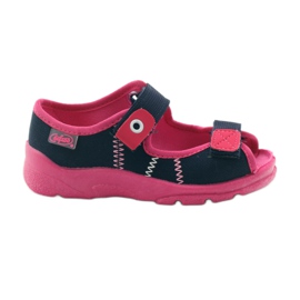 Calzado infantil befado 969Y105 azul marino rosado
