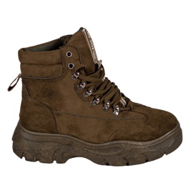 Botas en la plataforma VICES multicolor verde Botas en la plataforma VICES multicolor verde