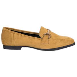 Mocasines VICES de ante amarillo