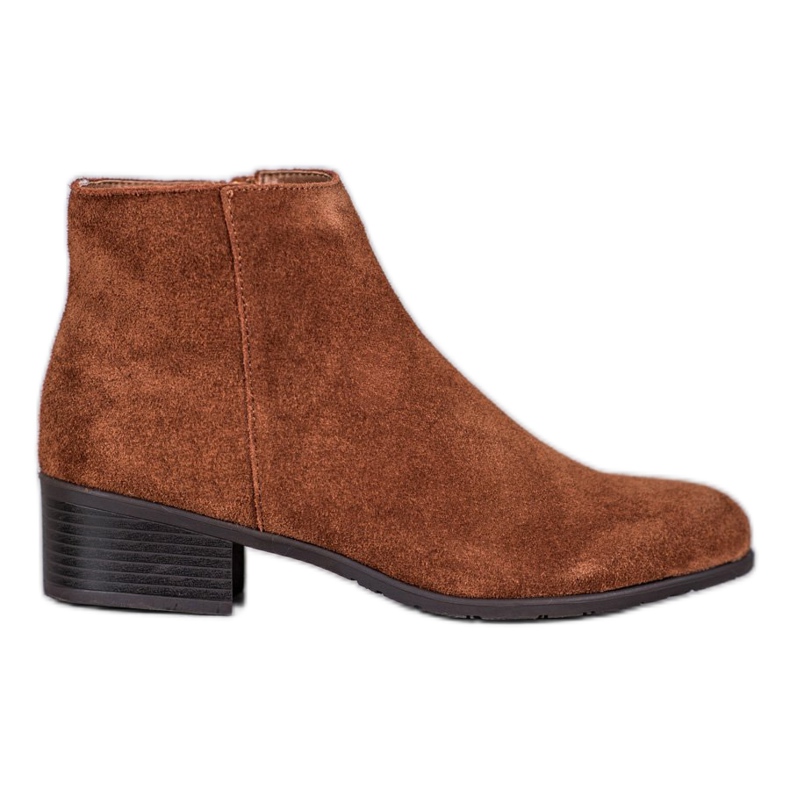 Filippo Botas de cuero clásicas marrón