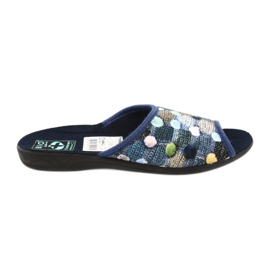 Pantuflas 3D Adanex bolas azul marino multicolor