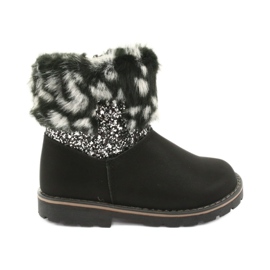 American Club Botas de niña negras American GC45 negro gris