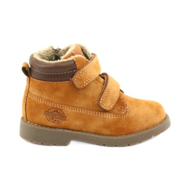 Botas de madera con velcro American Club GC43 camel marrón