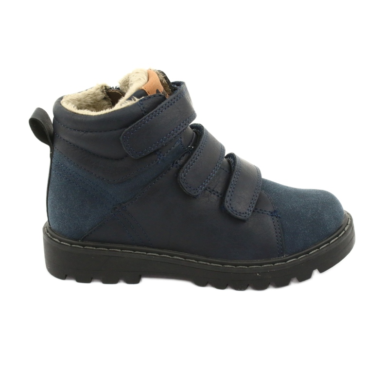 Botas Timberki con Velcro American Club GC40 azul marino