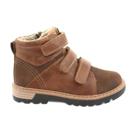 Botas Timberki con velcro American Club GC40 marrón