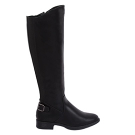 Botas negras, botas negras B-321 Black negro