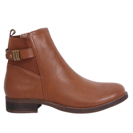 Camel 1304 Botines Chelsea Camel para mujer marrón