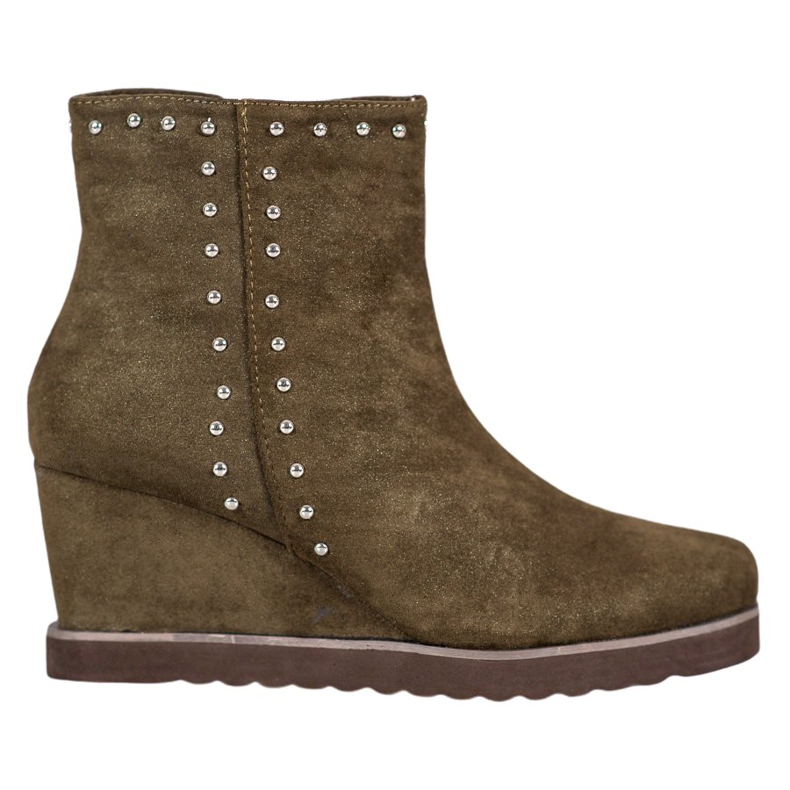 Kylie Botines verdes en una cuña Kylie Botines verdes en una cuña