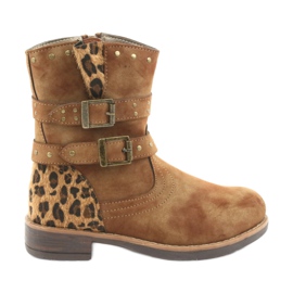 Botas de pantera marrón de American Club