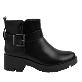 Botas planas negras DGLJ-1 negro