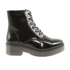 Botas cordones Sergio Leone 726 cordones negro