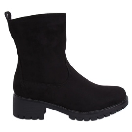 Negro 8B905 Botas negras en el protector