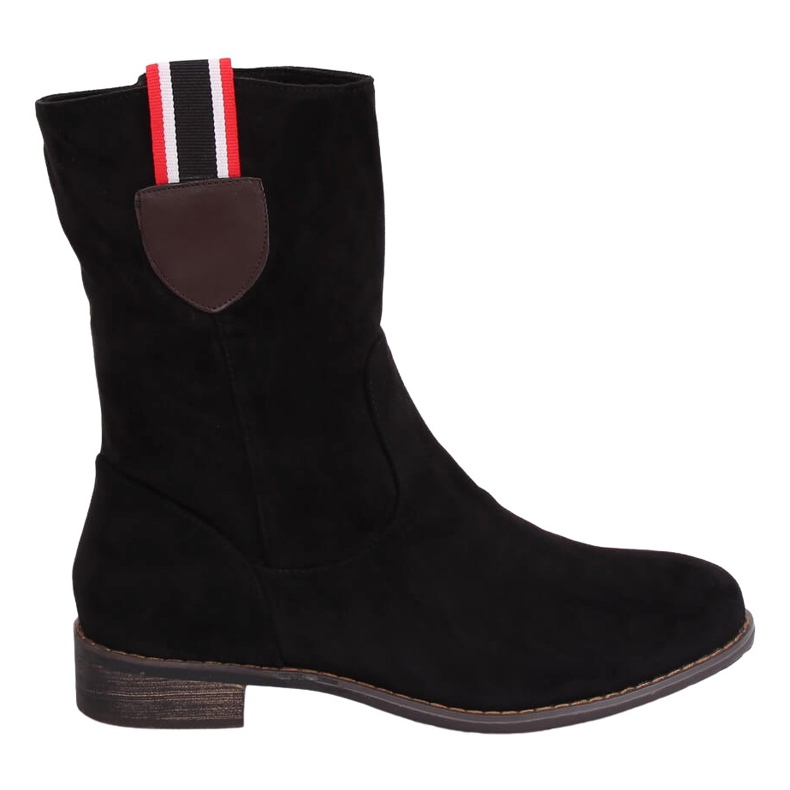 Botas negras planas de mujer negras 99-110 Negras negro