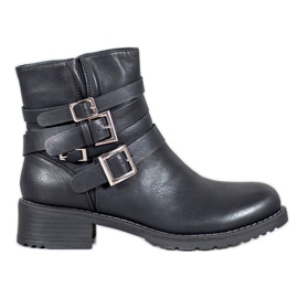 SHELOVET Botas negras clásicas negro
