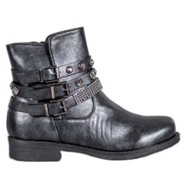 Forever Folie Botas de grafito gris