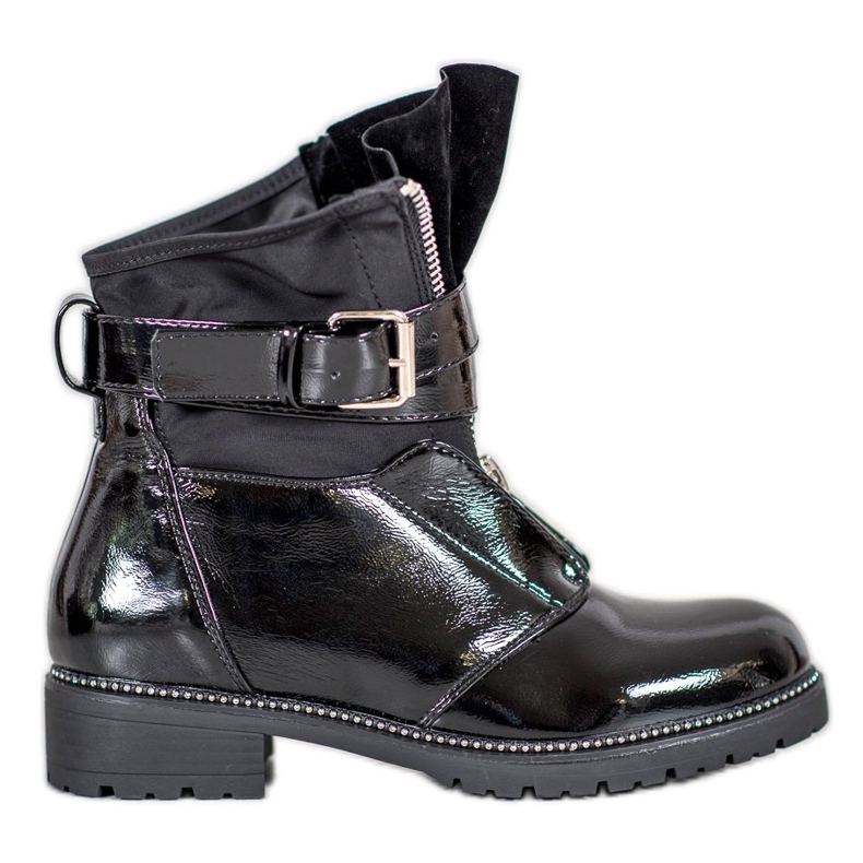 Seastar Botas lacadas negras negro