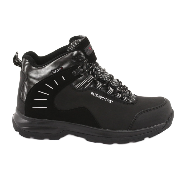 Trekking negro MtTrek 021B atado gris