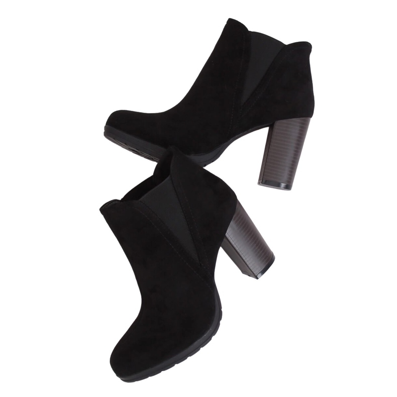 Botas negras de tacón alto H9261 Negro