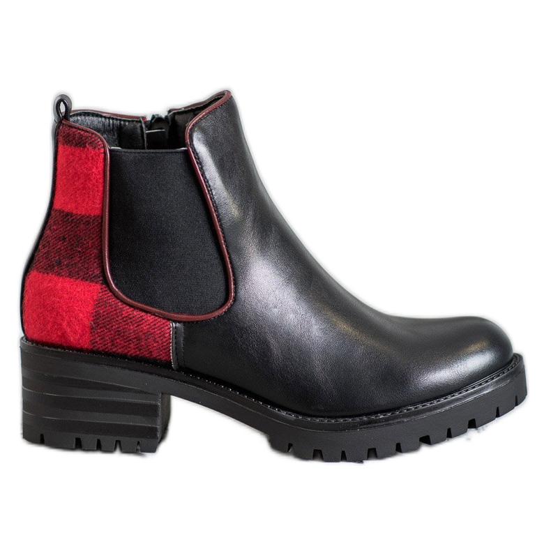 Seastar Botines chelsea con estampado negro Seastar Botines chelsea con estampado negro