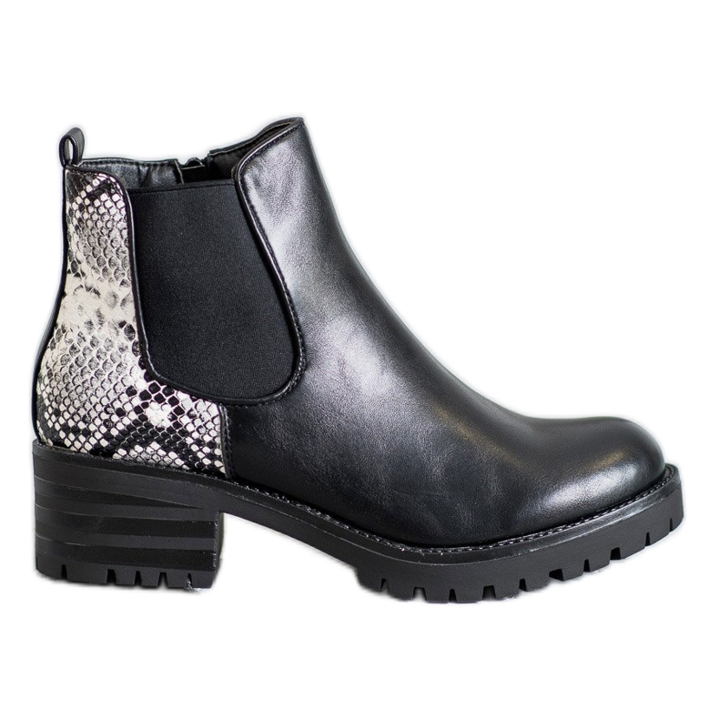 Seastar Botines chelsea con estampado negro