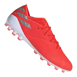 Botas de fútbol adidas Nemeziz 19.1 Ag M EF8857 rojo rojo