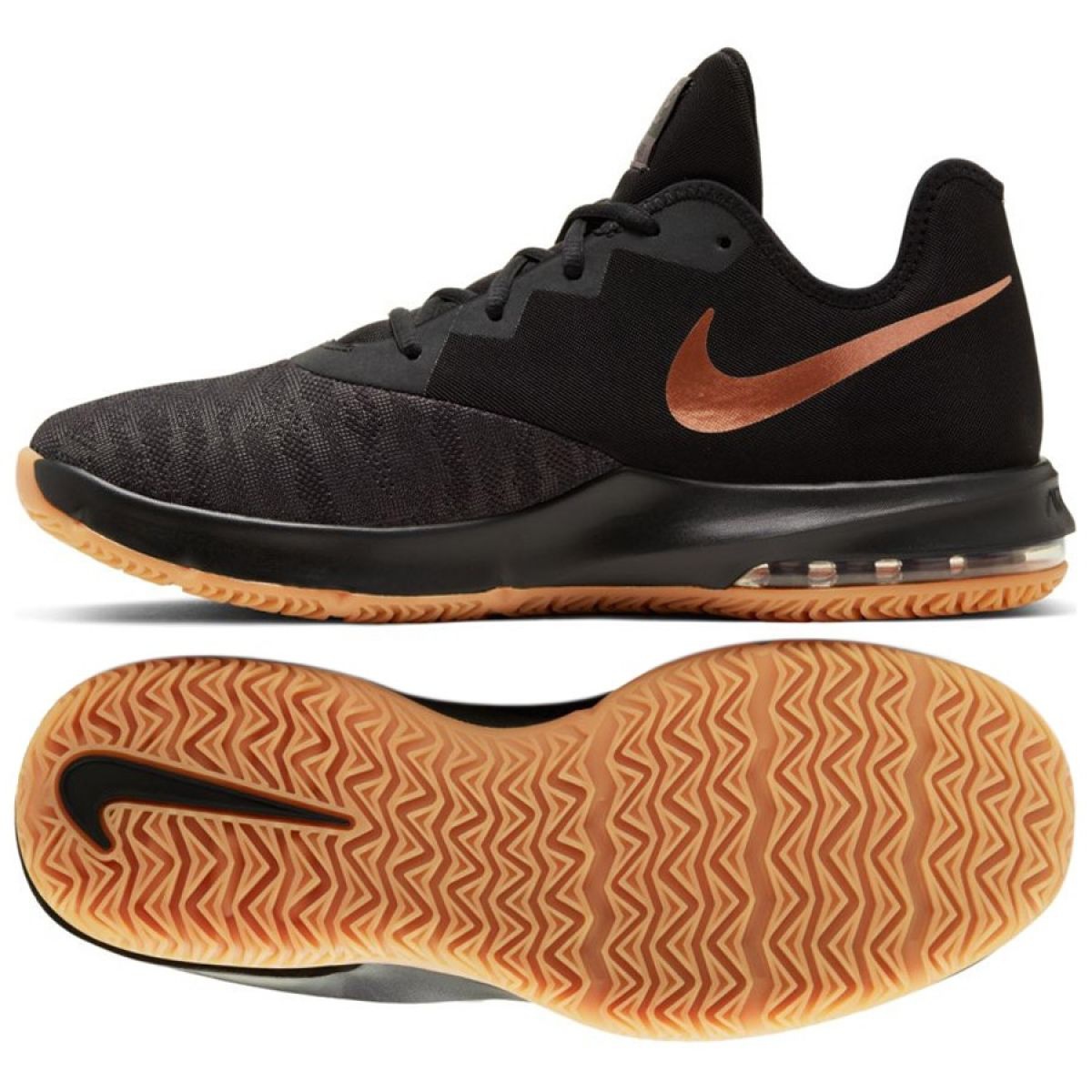 Zapatillas Nike Air Max Infuriate Iii Low M AJ5898 009 negro negro Zapatillas de baloncesto Nike Air Max Infuriate Low M 852457 001 negro negro