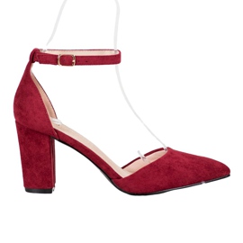 Zapatos de salón VINCEZA elegantes rojo multicolor