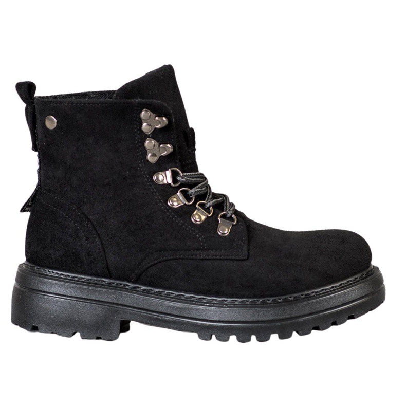 SHELOVET Trappers con cordones negro SHELOVET Trappers con cordones negro