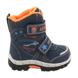 American Club Botas americanas con membrana RL35 azul marino naranja