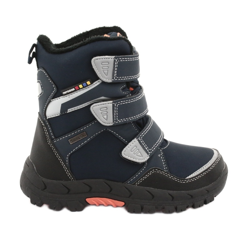 American Club Botas con membrana americana RL32 azul marino naranja