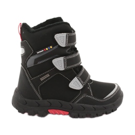 Botas con membrana American Club RL32 negro rojo
