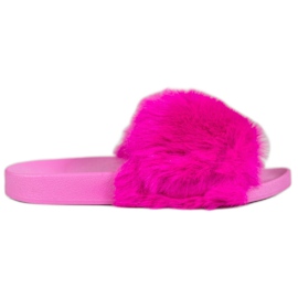 Bona Zapatillas con piel rosado Bona Zapatillas con piel rosado