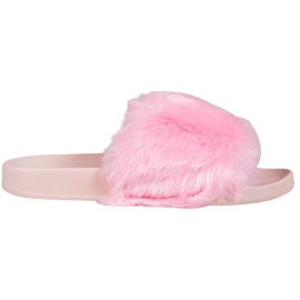 Bona Zapatillas con piel rosado