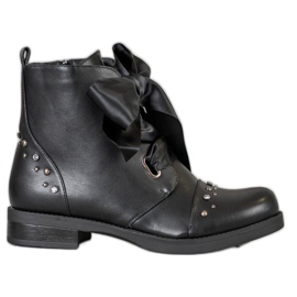 Bestelle Botas con lazo negro